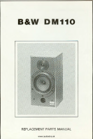 Bowers & Wilkins DM110-Service-manual-ADNA 